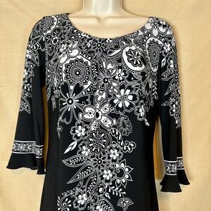 London Times Petites | Black Dress | 4P